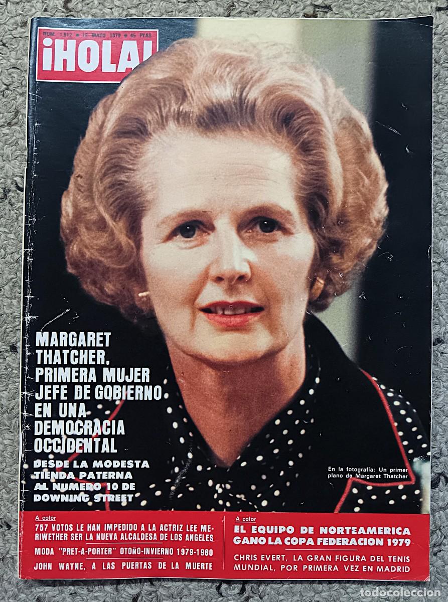 Coleccionismo de Revista Hola: REVISTA &iexcl;HOLA !N &ordm; 1.812 DE 19 DE MAYO DE 1979 : MARGARET THATCHER