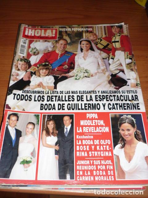 Coleccionismo de Revista Hola: REVISTA *HOLA* N&ordm; 3485 - 18 MAYO 2011 - ESPECTACULAR BODA DE GUILLERMO Y CATHERINE