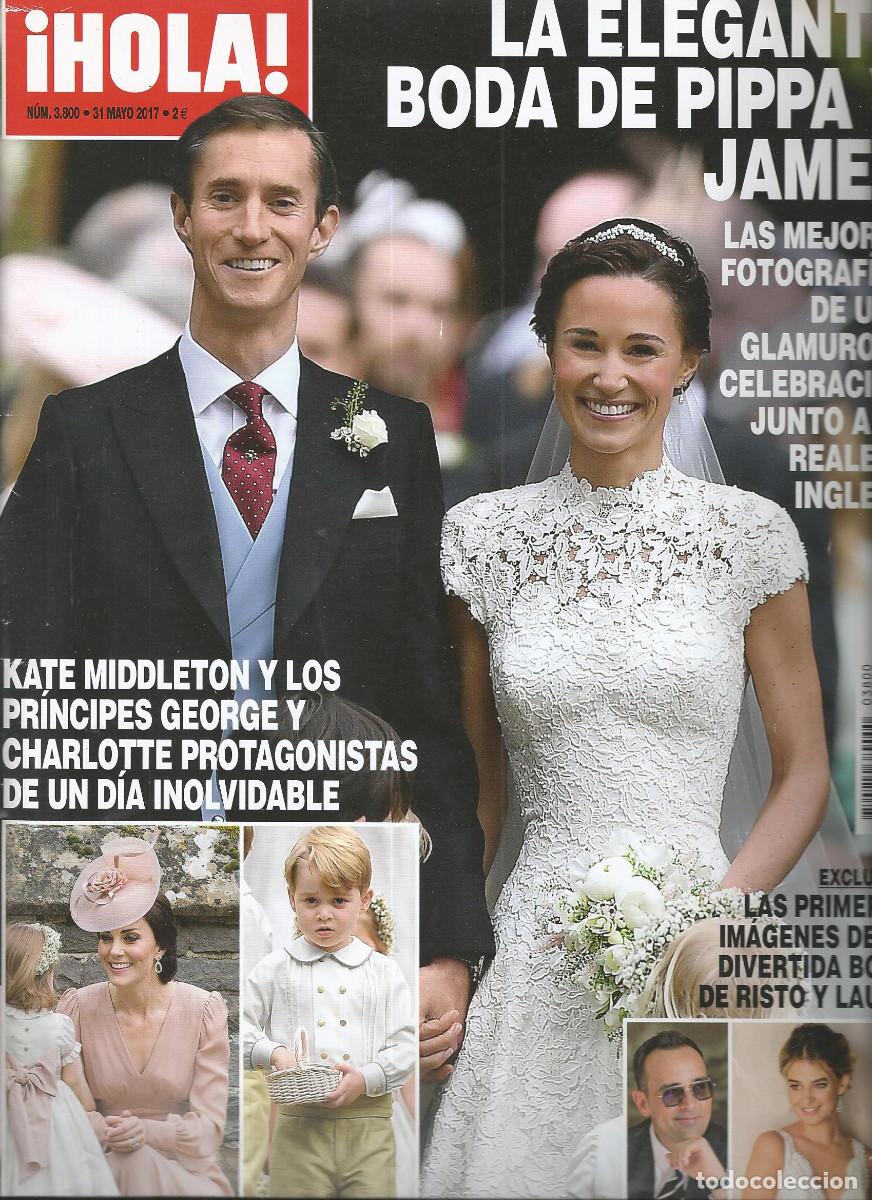 Coleccionismo de Revista Hola: REVISTA *HOLA* N&ordm; 3800 - 31 MAYO 2017 - ELEGANTE BODA DE PIPPA Y JAMES