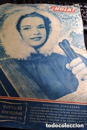 Coleccionismo de Revista Hola: HOLA - N 380 - FEBRERO 1952 -MUY GRANDE -con defectos -LEER DETALLES - ..18 P&aacute;ginas, r&uacute;stica