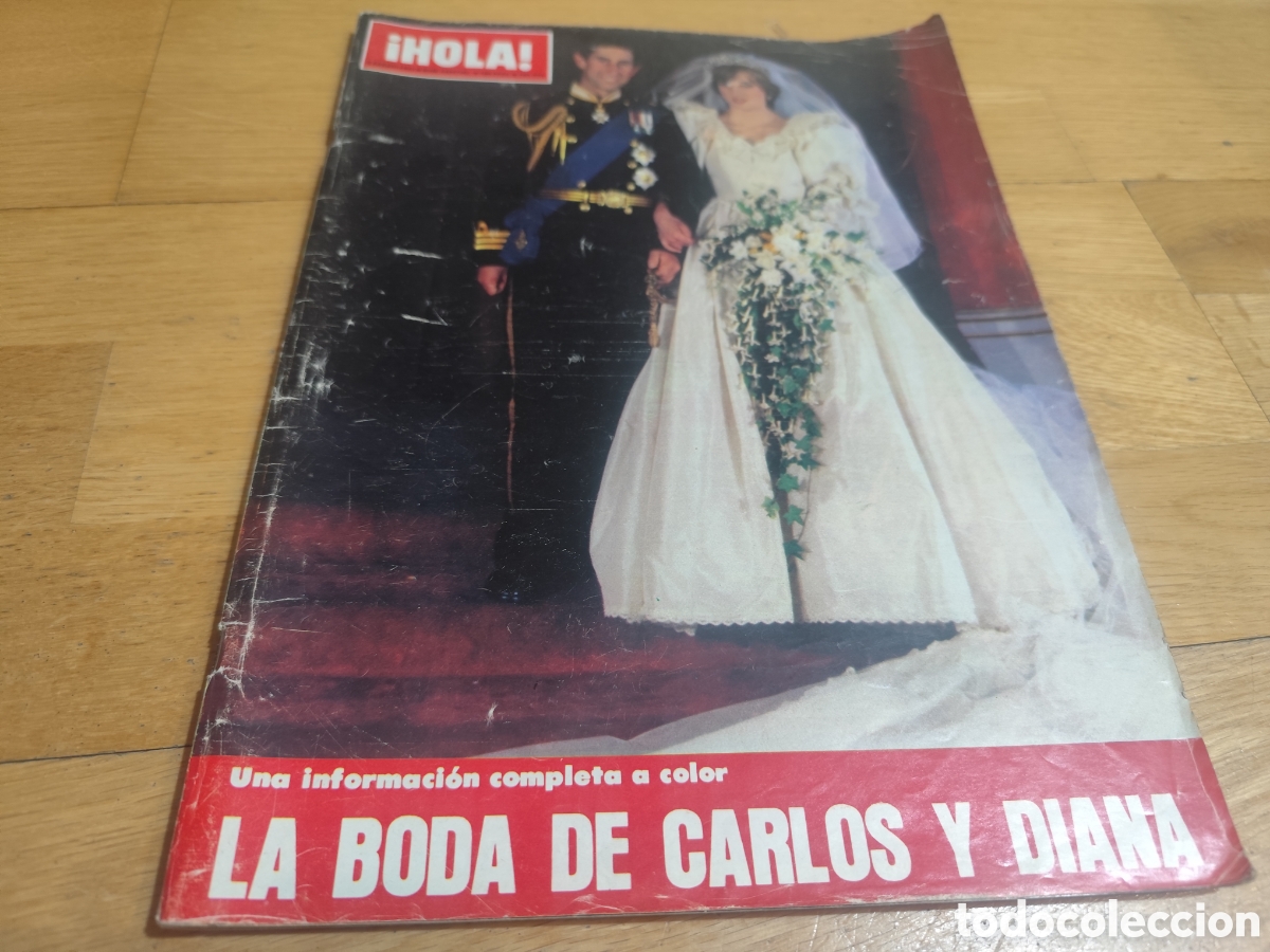 Coleccionismo de Revista Hola: Hola 1981 Boda real Carlos de Inglaterra y Diana de Gales Lady Di
