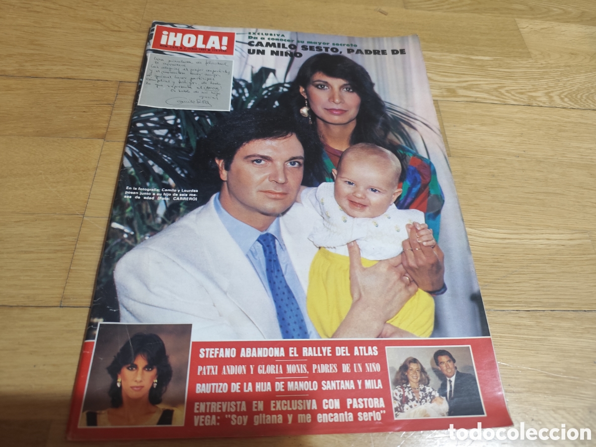 Coleccionismo de Revista Hola: Hola 1984 Camilo Sesto Linda Evans Olivia Newton John Cher