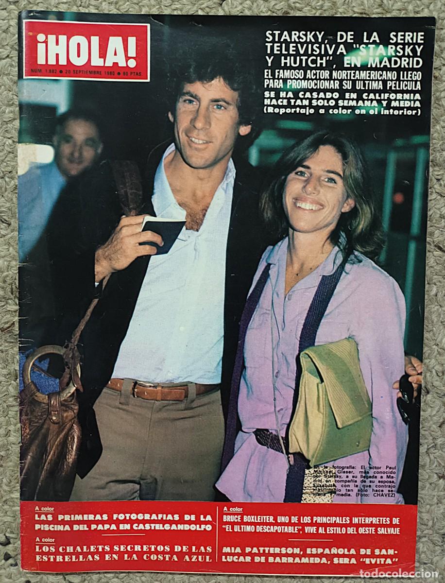 Coleccionismo de Revista Hola: REVISTA &iexcl;HOLA! N &ordm; 1.882 DE 20 DE SEPTIEMBRE DE 1980 : STARSKY