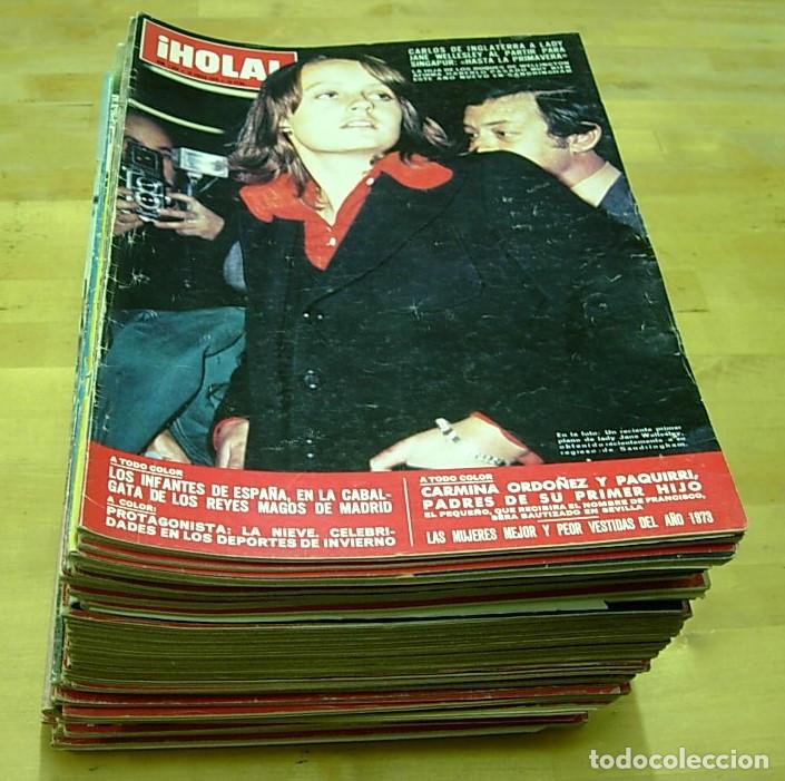 Coleccionismo de Revista Hola: Lote de 47 x Revistas HOLA &iexcl;HOLA! 1974-1979