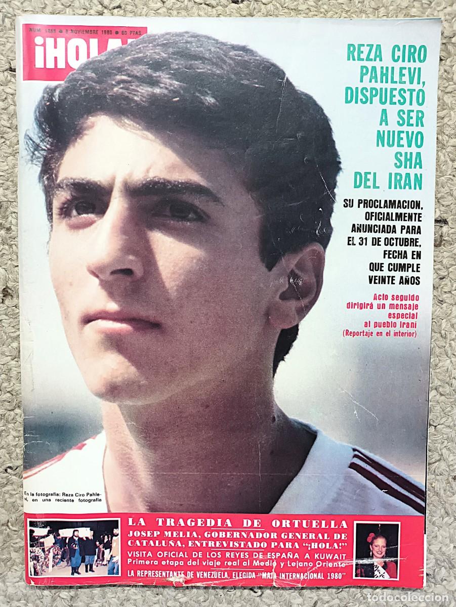 Coleccionismo de Revista Hola: REVISTA &iexcl;HOLA! N &ordm; 1.889 DE 8 DE NOVIEMBRE DE 1980 : REZA CIRO PAHLEVI