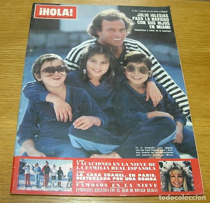 Coleccionismo de Revista Hola: Revista HOLA n&ordm; 1899 JULIO IGLESIAS ISABEL PREYSLER PETULA CLARK RINGO STARR 1981 Completa