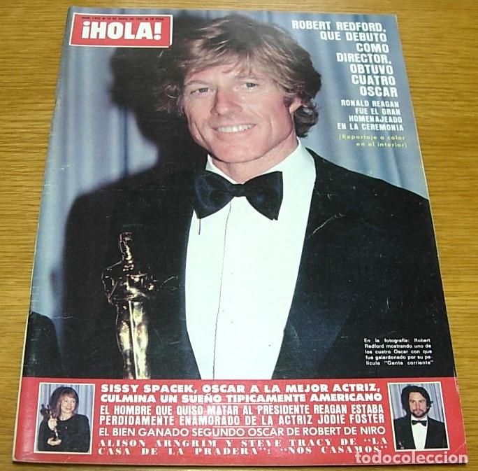 Coleccionismo de Revista Hola: Revista HOLA n&ordm; 1912 ROBERT REDFORD SISSY SPACEK JODIE FOSTER ANA TORRENT 1981 Completa