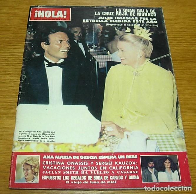 Coleccionismo de Revista Hola: Revista HOLA n&ordm; 1930 JULIO IGLESIAS GRACE KELLY PAOLA DOMINGUIN PALOMA SAN BASILIO 1981 Completa