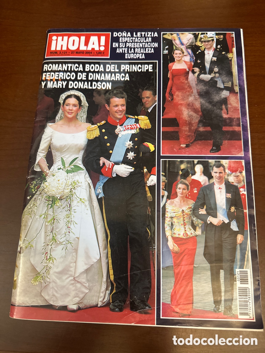 Coleccionismo de Revista Hola: REVISTA HOLA N&ordm; 3121 A&Ntilde;O 2004. BODA DEL PRINCIPE FEDERICO DE DINAMARCA Y MARY DONALDSON.