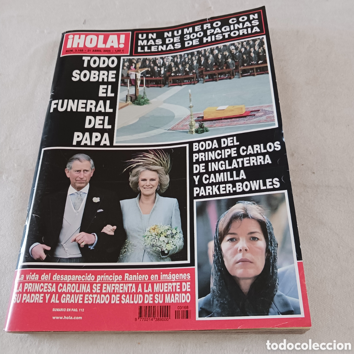Coleccionismo de Revista Hola: Hola! Num. 3168 del 21 abril de 2005