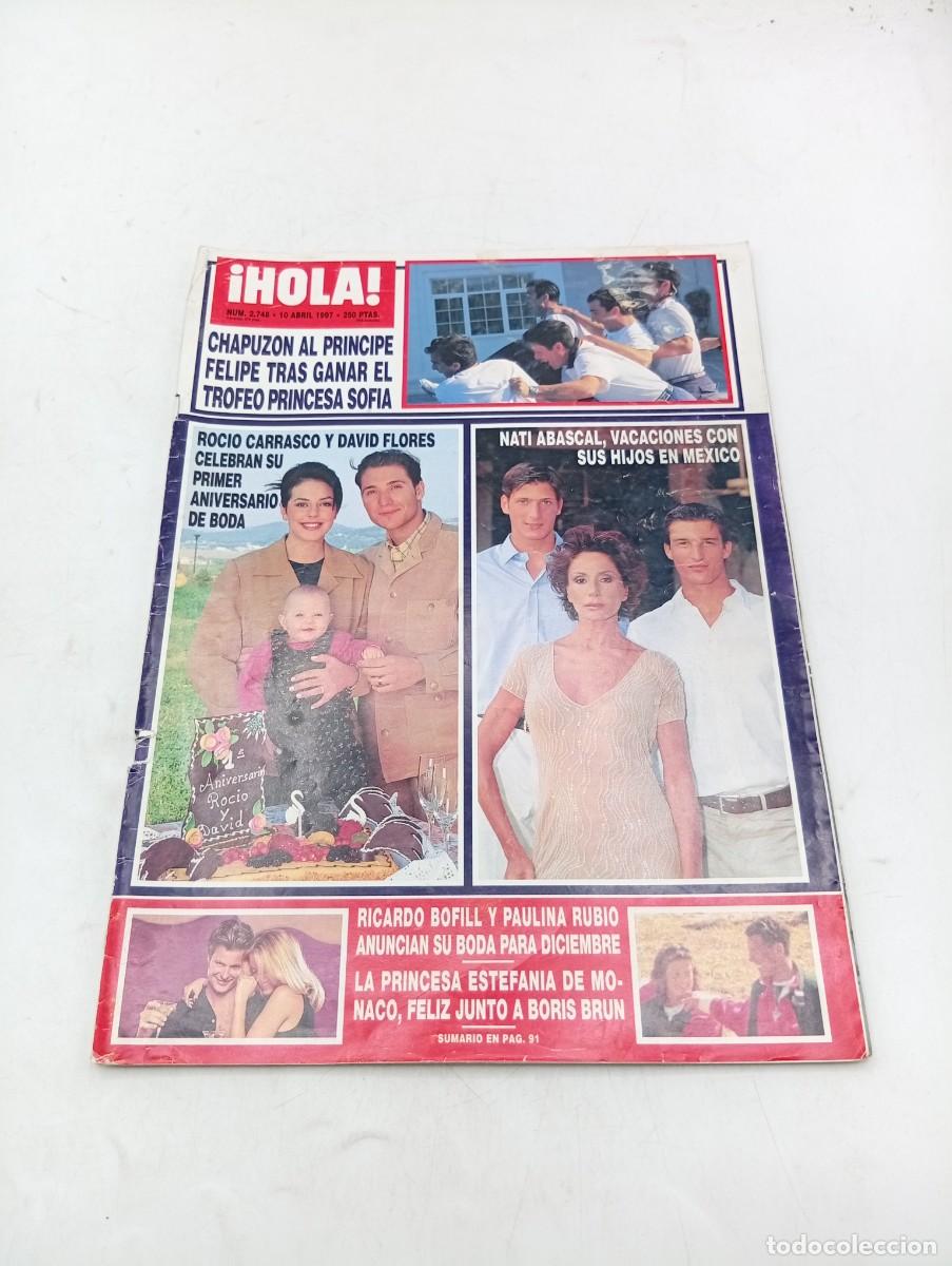Coleccionismo de Revista Hola: &iexcl; HOLA!. N&ordm; 2748. A&Ntilde;O 1997. ROCIO CARRASCO Y ANTONIO DAVID FLORES, SU PRIMER ANIVERSARIO. NAT.. LEER