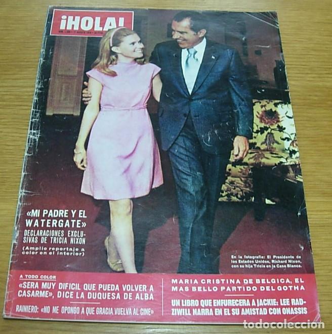 Coleccionismo de Revista Hola: Revista HOLA n&ordm; 1564 Portada TRICIA NIXON 1974 DUQUESA DE ALBA ROBERT REDFORD FLORINDA BOLKAN