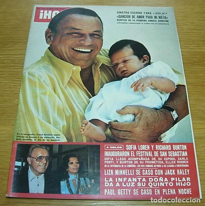 Coleccionismo de Revista Hola: Revista HOLA n&ordm; 1570 Portada FRANK SINATRA 1974 SOPHIA LOREN RYAN O'NEAL EMERSON FITTIPALDI
