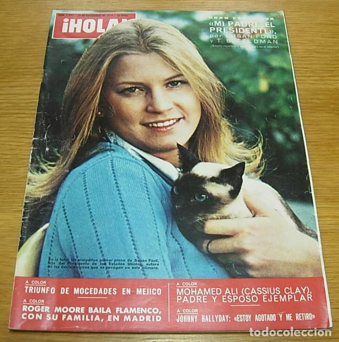 Coleccionismo de Revista Hola: Revista HOLA n&ordm; 1577 Portada SUSAN FORD 1974 MOCEDADES JULIE ANDREWS CASSIUS CLAY JOHNNY HALLYDAY