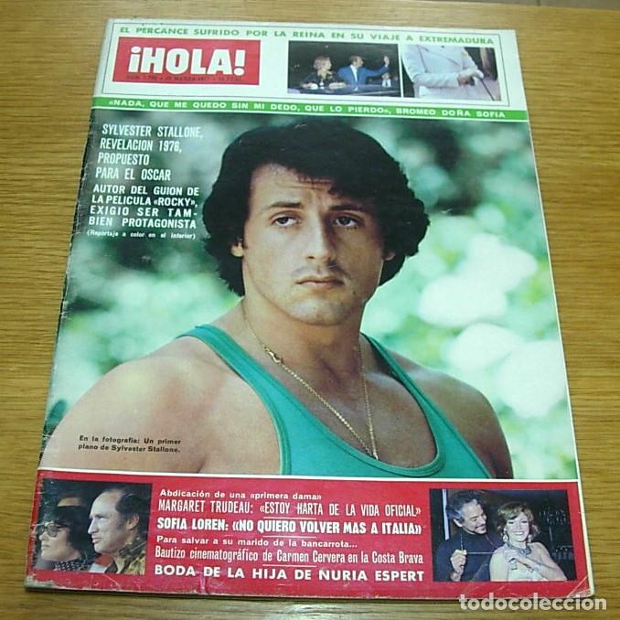 Coleccionismo de Revista Hola: Revista HOLA n&ordm; 1700 Portada SYLVESTER STALLONE 1977 FRANK SINATRA NIKI LAUDA HERALDO BECERRA