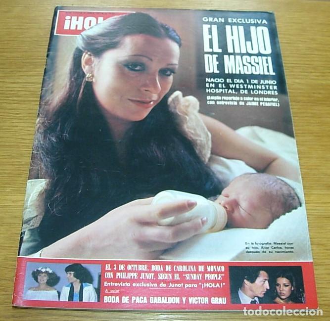 Coleccionismo de Revista Hola: Revista HOLA n&ordm; 1712 el hijo de MASSIEL 77 ROMY SCHNEIDER KABIR BEDI PACA GABALDON EMILIO DE VILLOTA