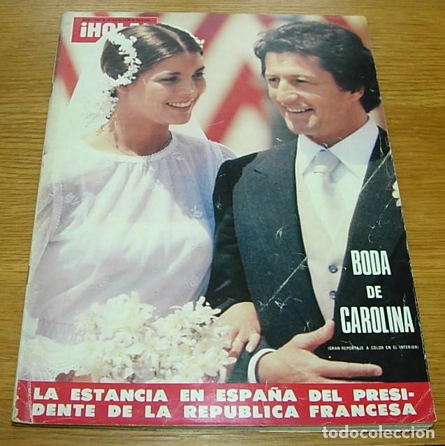 Coleccionismo de Revista Hola: Revista HOLA n&ordm; 1768 Boda de CAROLINA DE MONACO Portada+39 Pgs 1978 Boda de CARLES REXACH DIANA ROSS