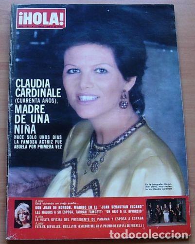 Coleccionismo de Revista Hola: Revista HOLA n&ordm; 1811 Portada CLAUDIA CARDINALE 1979 FARRAH FAWCETT MERYL STREEP SHIRLEY MacLAINE