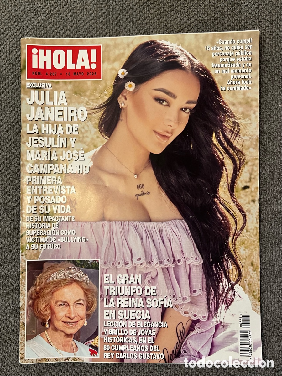 Coleccionismo de Revista Hola: HOLA !! Revista de Sociedad N.4267, 13 Mayo 2026 JULIA JANEIRO.., LA HIJA DE JESULIN..