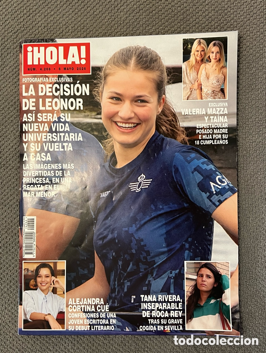 Coleccionismo de Revista Hola: HOLA !! Revista de Sociedad N.4266, 6 Mayo 2026 LA DECISI&Oacute;N DE LEONOR AS&Iacute; SER&Aacute; SU NUEVA VIDA..
