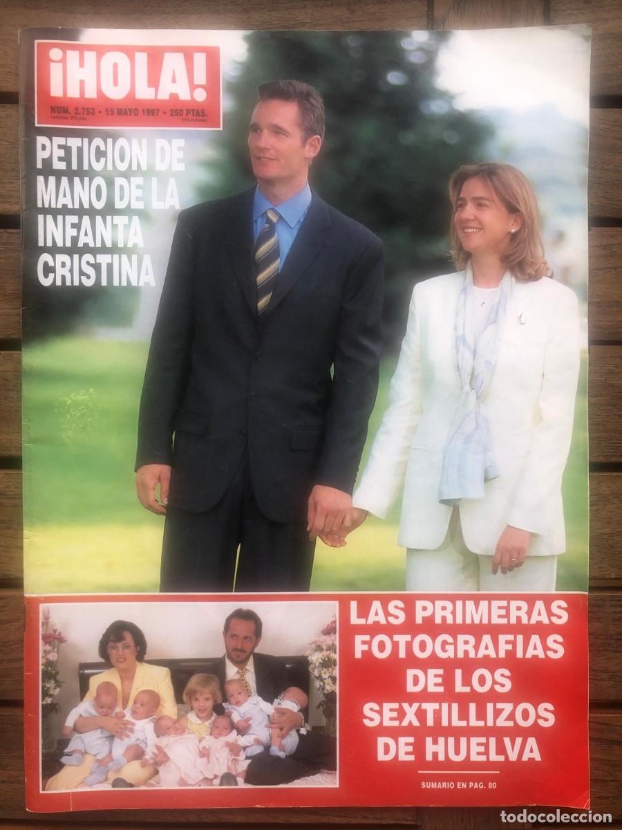 Sammeln von Zeitschriften &iexcl;Hola!: Revista &iexcl;Hola! N&ordm; 2.753 (15 Mayo 1997) - Petici&oacute;n de Mano Infanta Cristina e I&ntilde;aki Urdangarin
