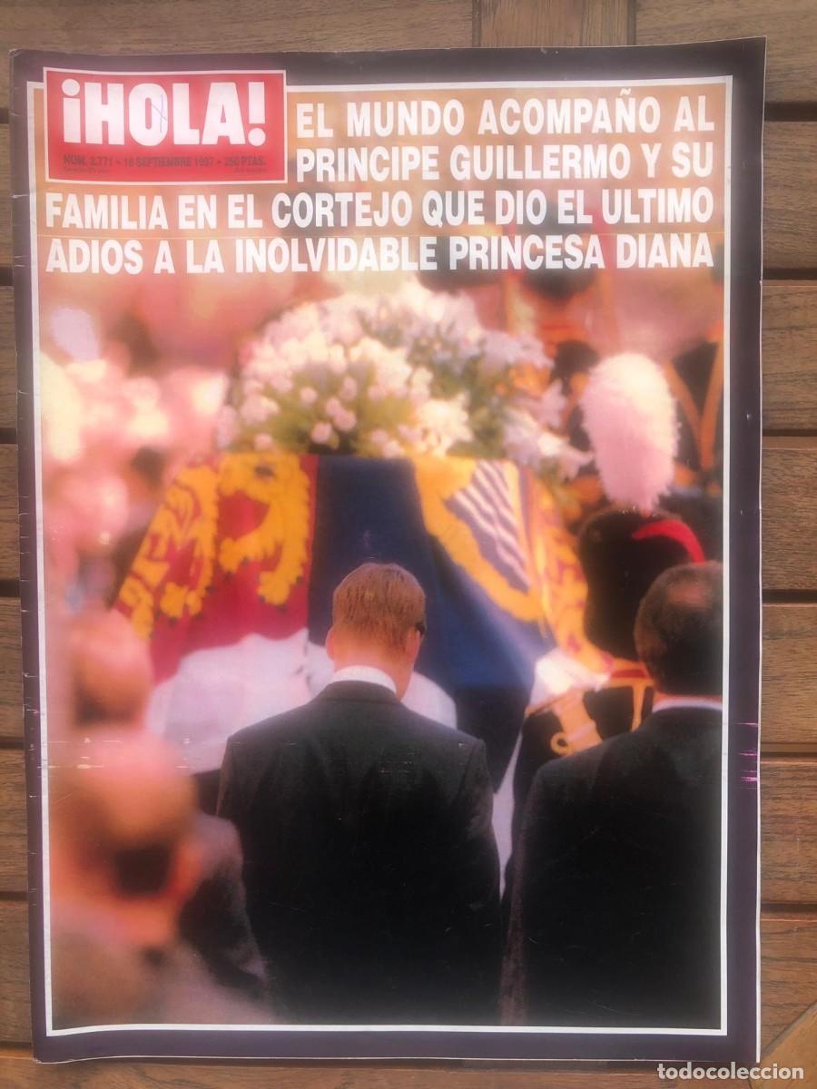Sammeln von Zeitschriften &iexcl;Hola!: Revista &iexcl;Hola! N&ordm; 2.771 (18 Sep 1997) - Especial Funeral Diana de Gales Lady Di - Cortejo Guillermo