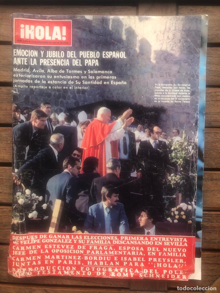 Sammeln von Zeitschriften &iexcl;Hola!: Revista &iexcl;Hola! N&ordm; 1.994 (13 Nov 1982) - Juan Pablo II en Espa&ntilde;a - Felipe Gonz&aacute;lez - Isabel Preysler