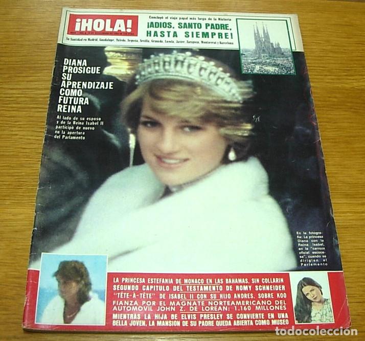 Coleccionismo de Revista Hola: Revista HOLA n&ordm; 1995 PRINCESA DIANA LADY DI '82 JUAN PABLO II en Espa&ntilde;a ROMY SCHNEIDER ELVIS PRESLEY