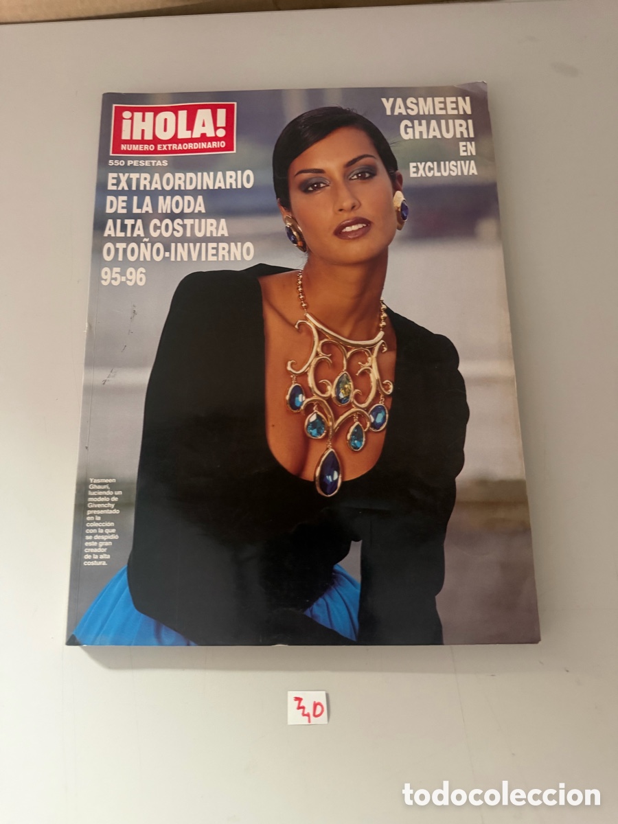 Coleccionismo de Revista Hola: &iexcl;HOLA! dedicado a la moda de Alta Costura para la temporada Oto&ntilde;o-Invierno de 1995-1996.