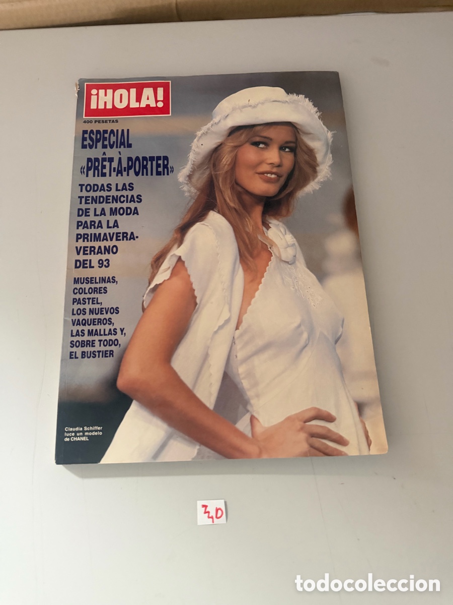 Coleccionismo de Revista Hola: &iexcl;HOLA!, dedicado al especial Pr&ecirc;t-&agrave;-porter Primavera-Verano de 1993