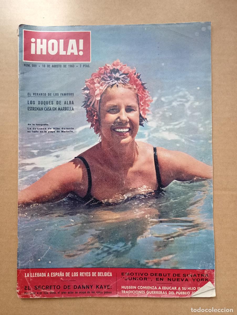 Coleccionismo de Revista Hola: REVISTA &iexcl; HOLA ! N&ordm; 989 AGOSTO DE 1963