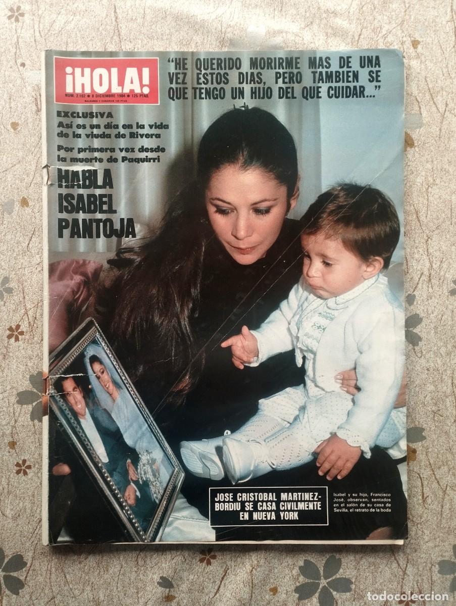 Coleccionismo de Revista Hola: HOLA / ISABEL PANTOJA, HELMUT BERGER, MASSIEL, IRA FURSTENBERG, BROOKE SHIELDS, JULIO IGLESIAS, VERA