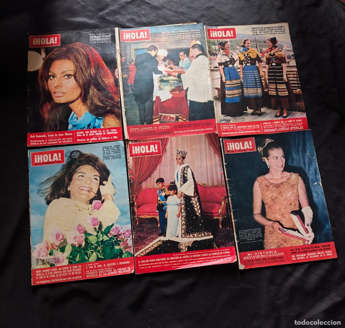 Coleccionismo de Revista Hola: Lote de revistas Hola A&ntilde;os 60