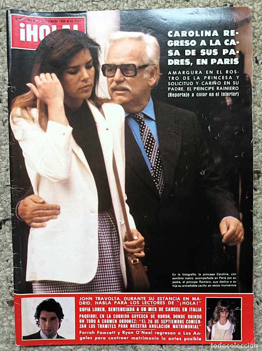 Coleccionismo de Revista Hola: REVISTA &iexcl;HOLA! N &ordm; 1.883 DE 27 DE SEPTIEMBRE DE 1980 : CAROLINA DE M&Oacute;NACO