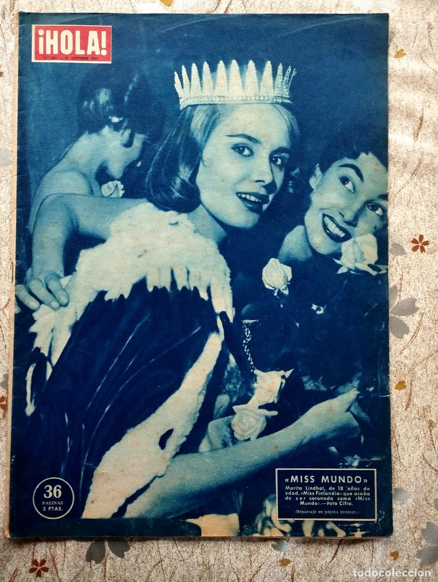 Coleccionismo de Revista Hola: HOLA / MISS MUNDO 1957 / MISS WORLD 1957