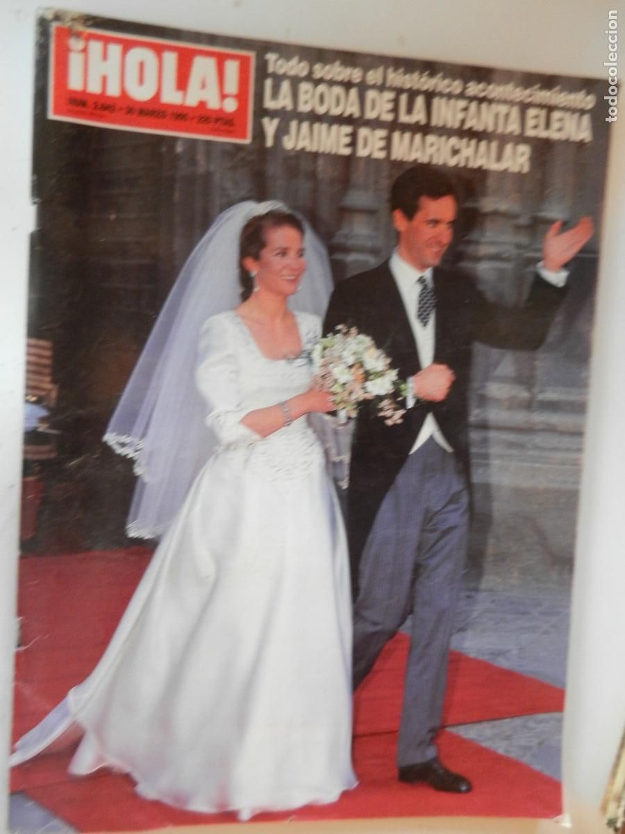Coleccionismo de Revista Hola: HOLA REVISTA N&ordm; 2642- MARZO 1995 - BODA DE LA INFANTA ELENA Y JAIME DE MARICHALAR