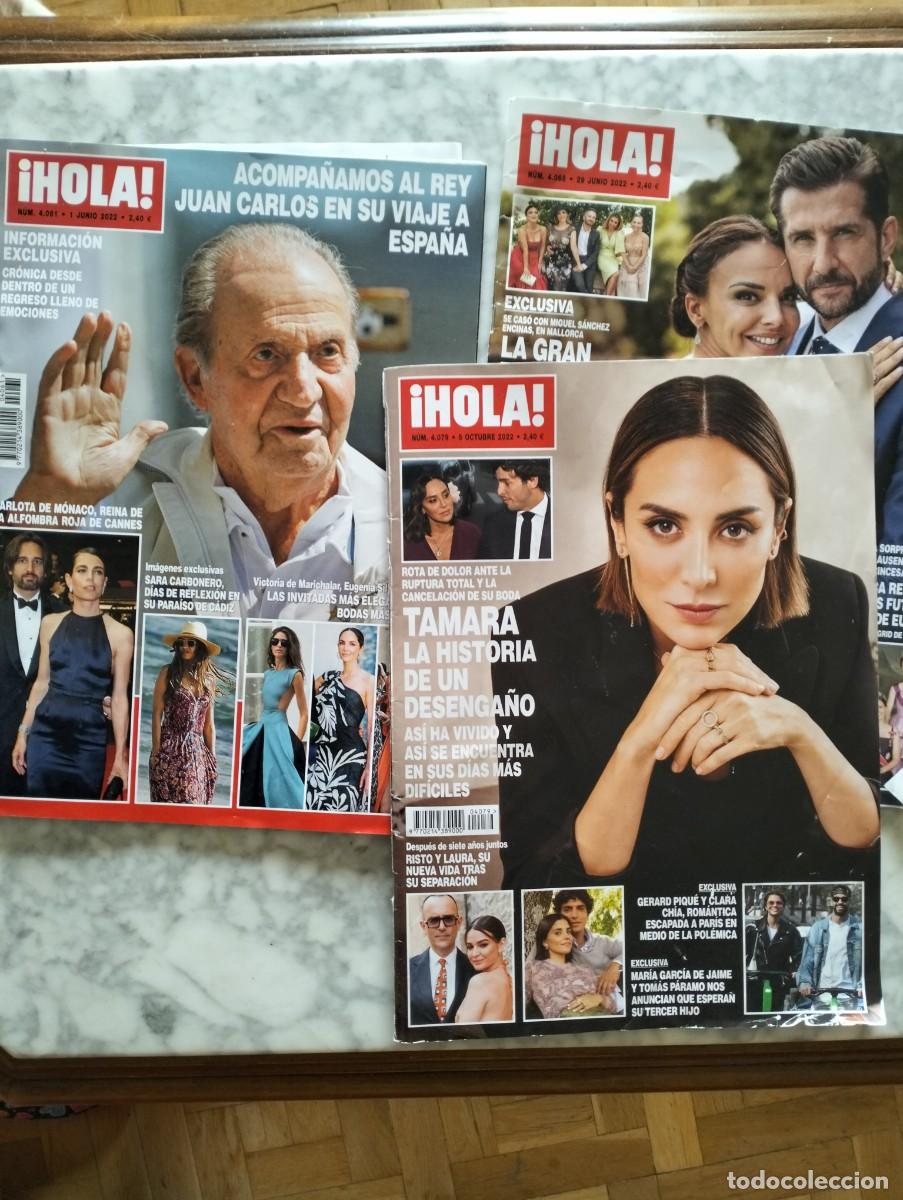 Coleccionismo de Revista Hola: Revista Hola 2022 junio y octubre