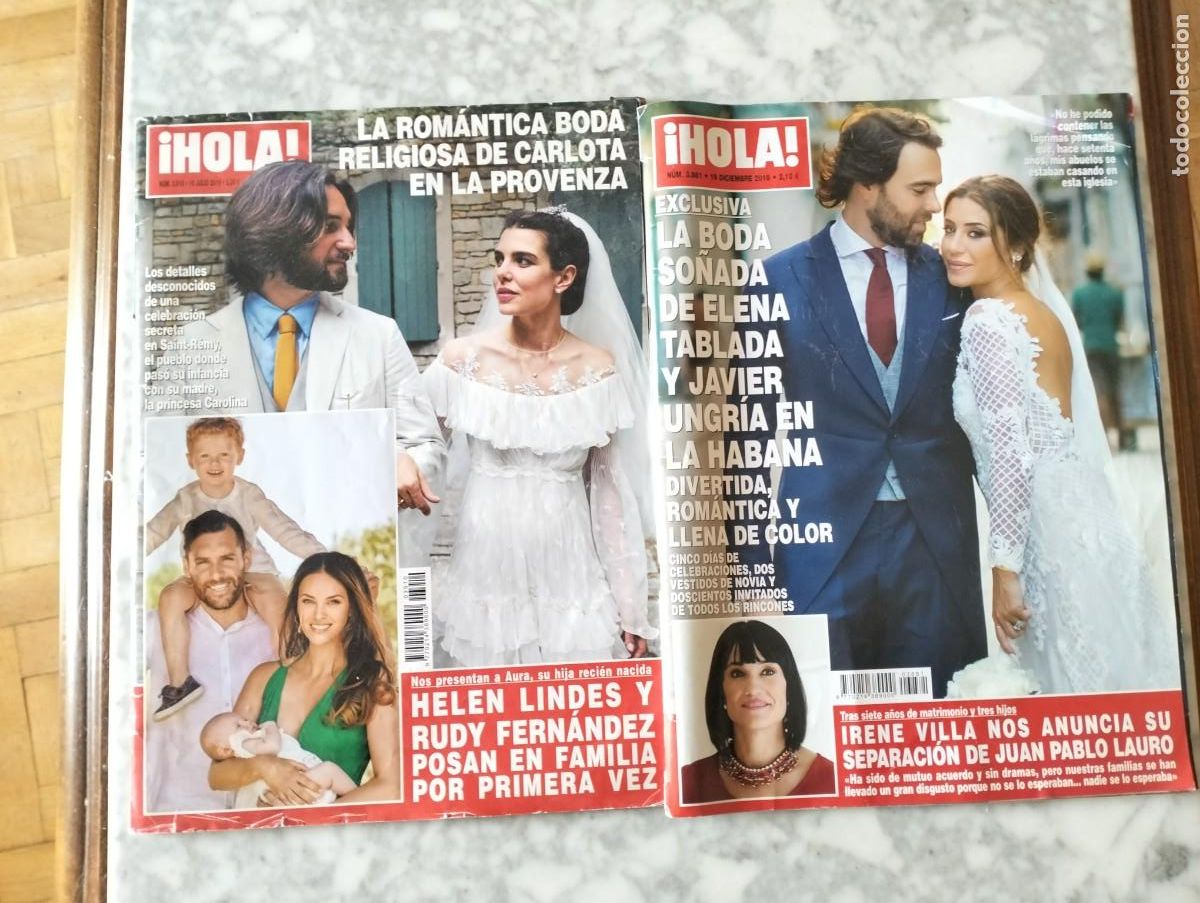 Coleccionismo de Revista Hola: Revistas hola julio 2019 diciembre 2018