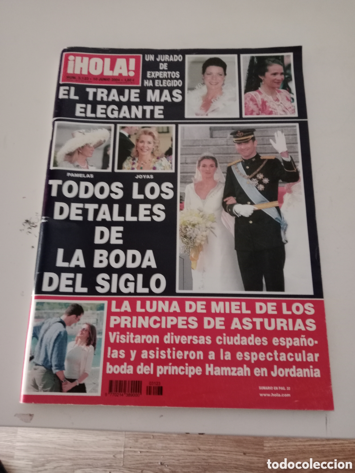 Coleccionismo de Revista Hola: Revista !Hola! N&deg; 3123 a&ntilde;o 2004 Boda Real Pr&iacute;ncipe Felipe y Letizia