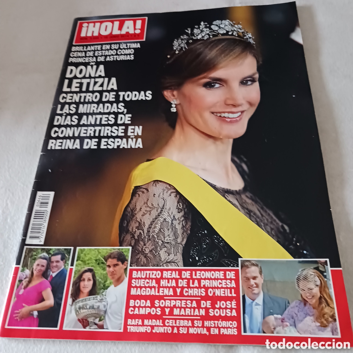 Coleccionismo de Revista Hola: Revista Hola num 3646 del 18 junio 2014 Do&ntilde;a Letizia