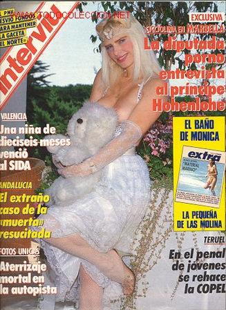 Collezionismo di Rivista Intervi&uacute;: REVISTA MAGAZINE / INTERVIU / CICCLIOLINA LA DIPUTADA PORNO
