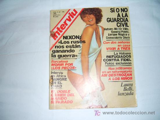 Colecionismo da Revista Intervi&uacute;: INTERVIU N&ordm; 206: LAURA BELLI, Nixon, LUCHA GRECO ER&Oacute;TICA