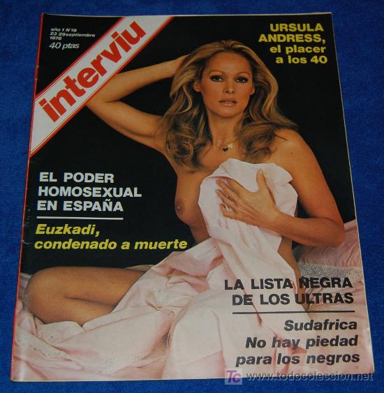 Coleccionismo de revista Intervi&uacute;: Interviu N&ordm; 19 - Ursula Nadrews - 1976