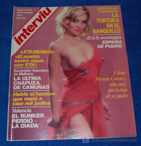 Coleccionismo de revista Intervi&uacute;: Interviu N&ordm; 74 - Elena Fern&aacute;n Gomez - 1977