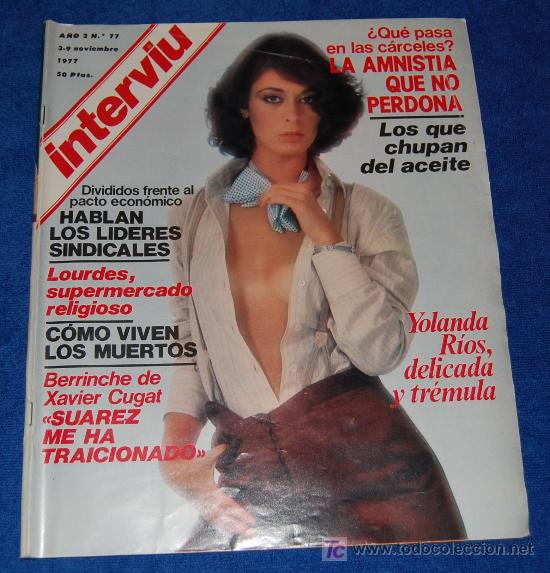 Coleccionismo de revista Intervi&uacute;: Interviu N&ordm; 77 - Yolanda Rios - 1977