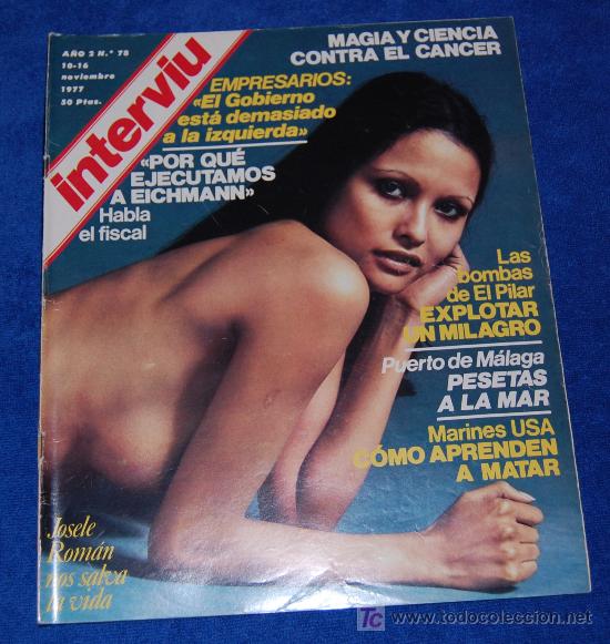 Coleccionismo de revista Intervi&uacute;: Interviu N&ordm; 78 - Josele Roman - 1977