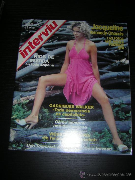 Collectionnisme de Magazine Intervi&uacute;: INTERVIU - N&ordm; 23 - OCTUBRE 1976 - JACQUELINE KENNEDY ONASSIS / SILVIA DIONISIO