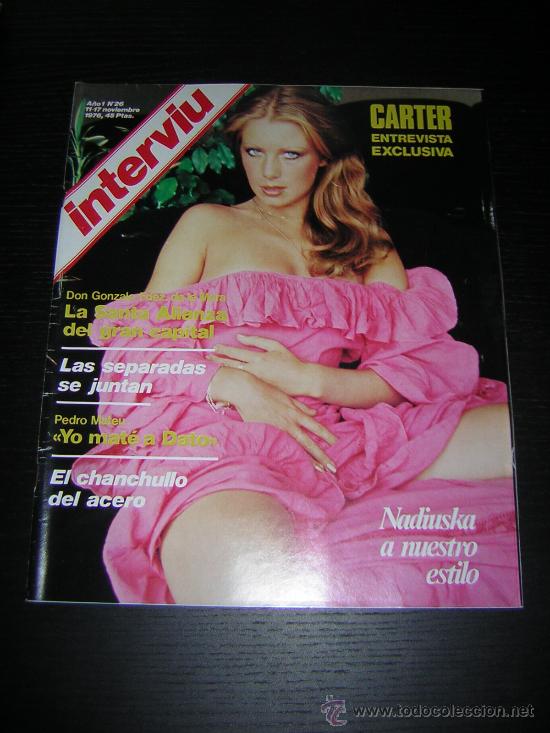 Collectionnisme de Magazine Intervi&uacute;: INTERVIU - N&ordm; 26 - NOVIEMBRE 1976 - NADIUSKA / BLANCA ESTRADA / ANNE