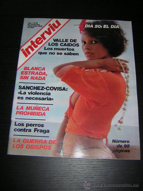 Collectionnisme de Magazine Intervi&uacute;: INTERVIU - N&ordm; 28 - NOVIEMBRE 1976 - ROSA VALENTY / BLANCA ESTRADA / MORA
