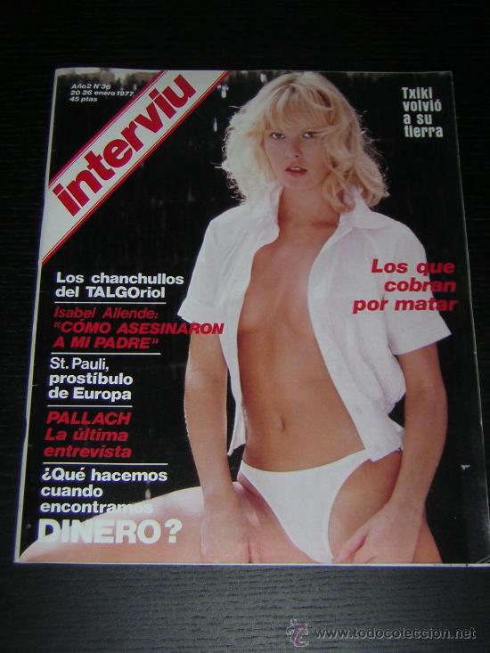 Collectionnisme de Magazine Intervi&uacute;: INTERVIU - N&ordm; 36 - ENERO 1977 - AMANDA / XAVIER CUGAT
